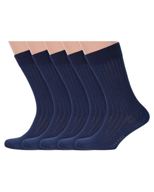 Lorenzline Комплект из 5 пар мужских носков 100 хлопка размер 29 43-44
