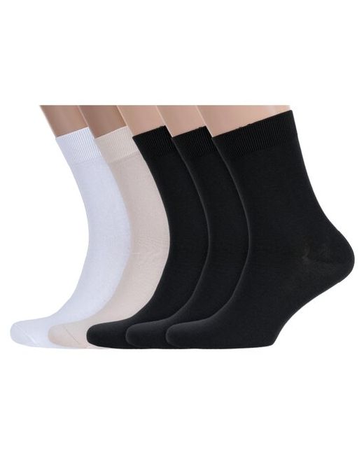 RuSocks Комплект из 5 пар мужских носков Орудьевский трикотаж микс 7 размер 27 41-43