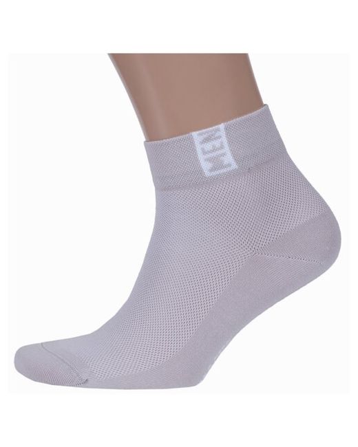 RuSocks носки с сеточкой Орудьевский трикотаж молочные размер
