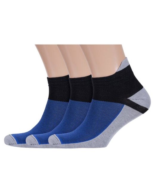 Альтаир Комплект из 3 пар мужских носков серо размер 27 41-43