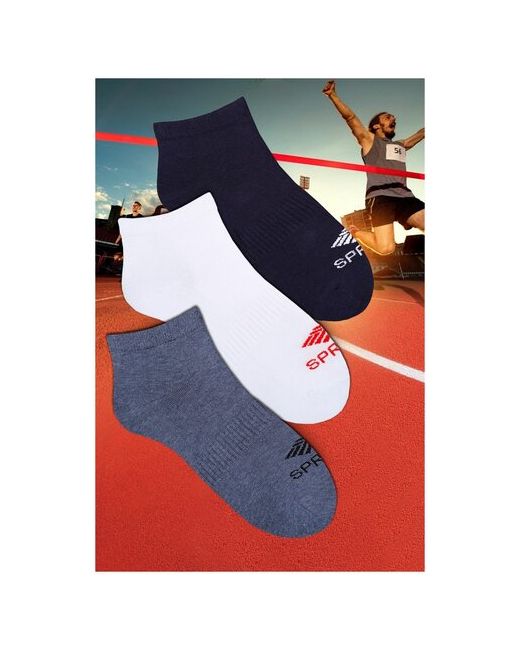 Натали Комплект мужских спортивных носков Марафон размер 25