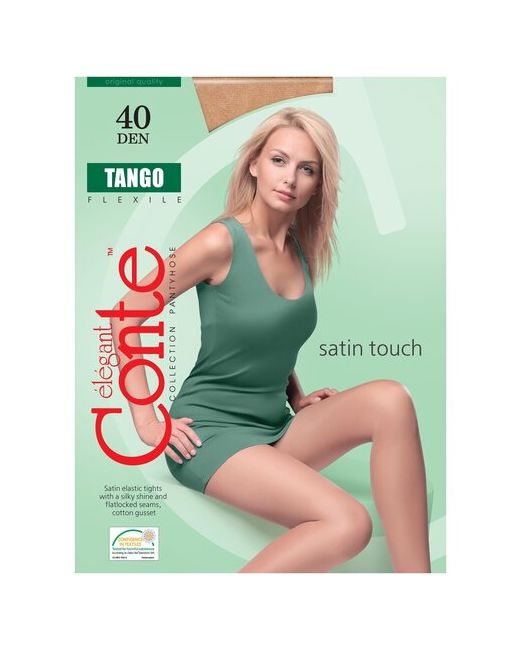 Conte Колготки классические Tango 40 набор 2 шт. размер III bianco