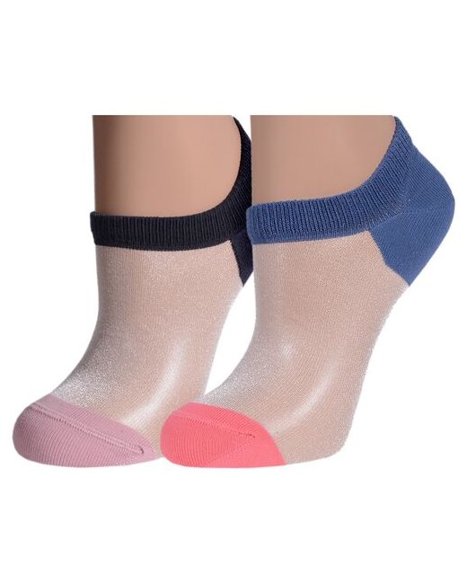 Брестские Комплект из 2 пар женских носков БЧК микс размер 23