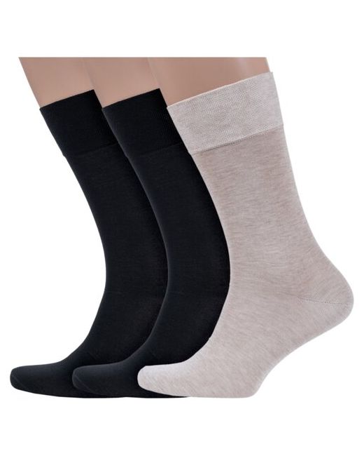 Sergio di Calze Комплект из 3 пар мужских носков PINGONS 100 мерсеризованного хлопка микс 6 размер 29