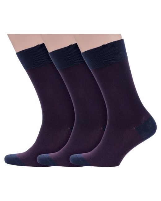 Sergio di Calze Комплект из 3 пар мужских носков PINGONS размер 25