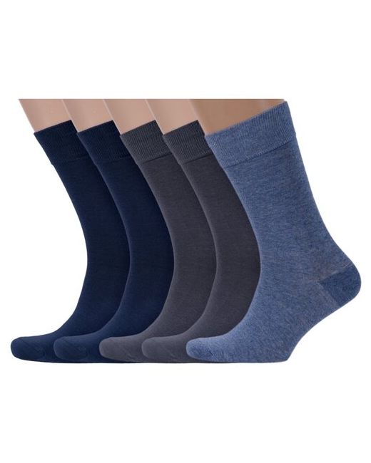 Lorenzline Комплект из 5 пар мужских носков микс 6 размер 25 39-40