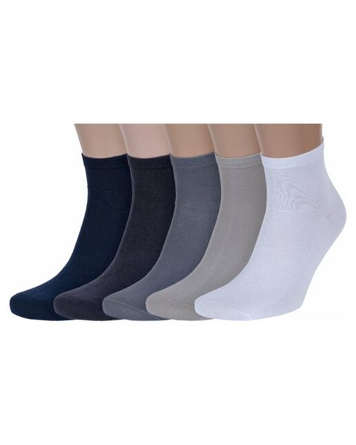 RuSocks Комплект из 5 пар мужских носков Орудьевский трикотаж микс 6 размер 27-29 42-45