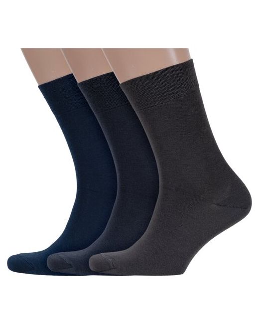 DiWaRi Комплект из 3 пар мужских носков микс 1 размер 29