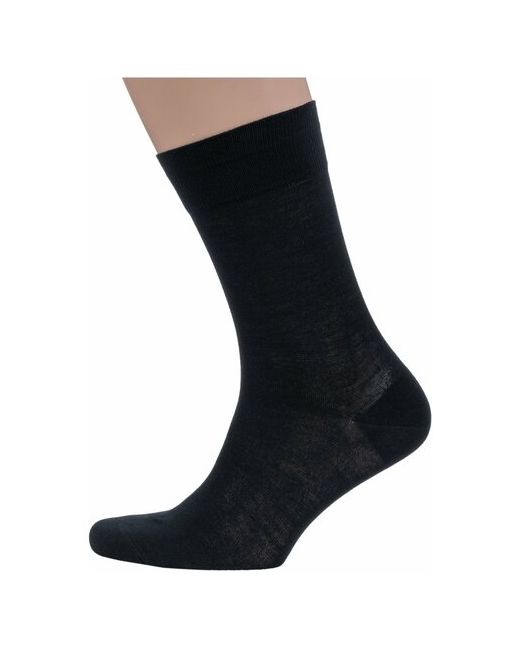 Grinston носки из 100 микромодала socks PINGONS черные размер 29