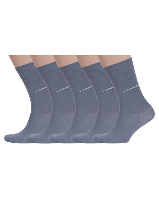 RuSocks Комплект из 5 пар мужских носков Орудьевский трикотаж размер 25 38-40