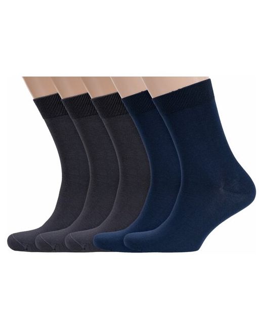 RuSocks Комплект из 5 пар мужских носков Орудьевский трикотаж микс 6 размер 31 46-47