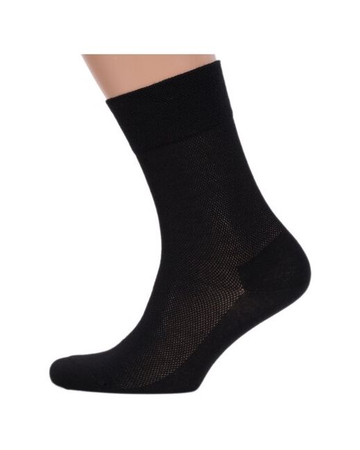 Брестские носки с сеточкой БЧК рис. 101 черные размер 27 42-43