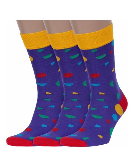 Lorenzline Комплект из 3 пар мужских носков е39 размер 27