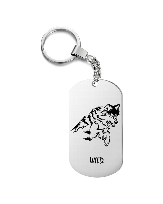 UEGrafic Брелок для ключей Wild с гравировкой подарочный жетон на сумку ключи в подарок