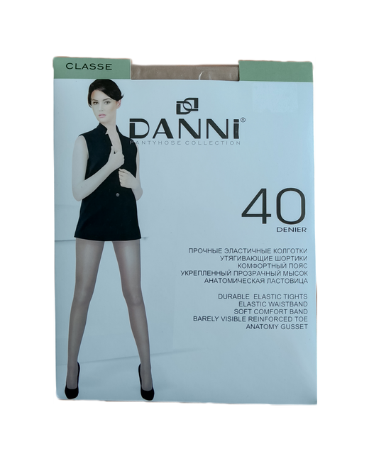 Danni колготки 40 ден для девушек прочные капроновые утягивающие шортики