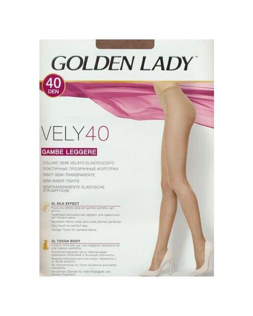 GoldenLady Колготки классические Vely 40 набор 3 шт. размер II playa светло-