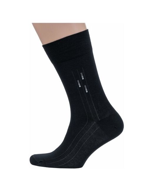 Grinston носки из микромодала socks PINGONS черные размер 29