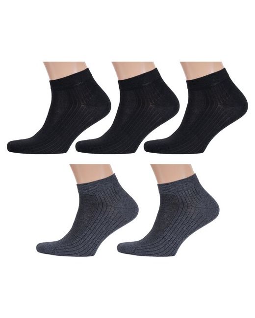 RuSocks Комплект из 5 пар мужских носков Орудьевский трикотаж микс 6 размер 25 38-40