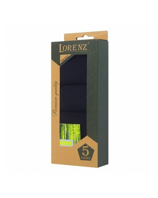 Lorenzline Подарочный набор мужских носков из бамбука 5 пар Р3 размер 29 43-44