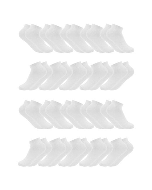 Morrah Носки короткие спортивные однотонные в комплекте 20 пар