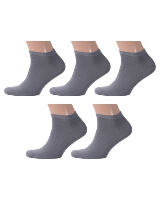 RuSocks Комплект из 5 пар мужских носков Орудьевский трикотаж размер 25