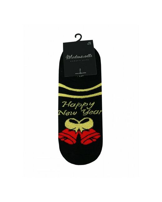 Mademoiselle короткие хлопковые носки с новогодним принтом sc 092020-1621 колокольчики