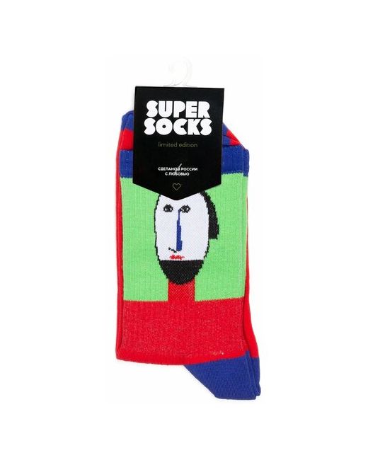Super socks Носки с рисунками Казимир Малевич Портрет Головы