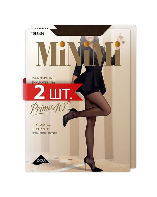 Minimi Колготки Mini PRIMA 40 шортики Daino 4 спайка 2 шт.