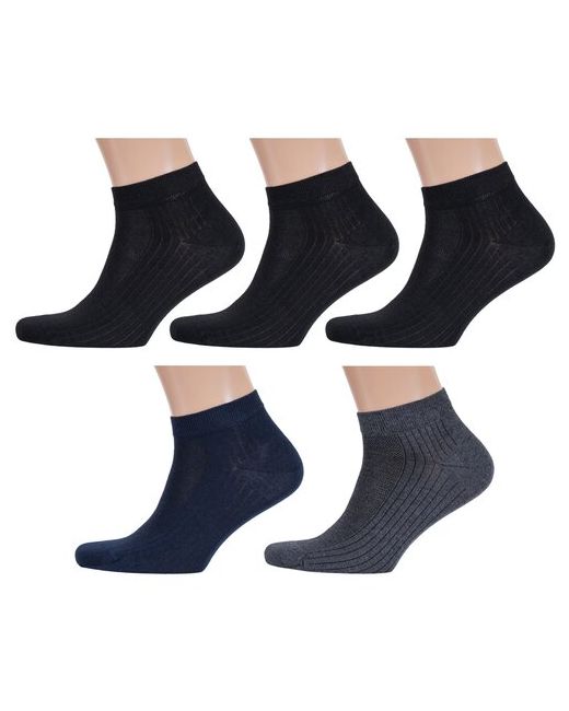 RuSocks Комплект из 5 пар мужских носков Орудьевский трикотаж микс 1 размер 27 41-43