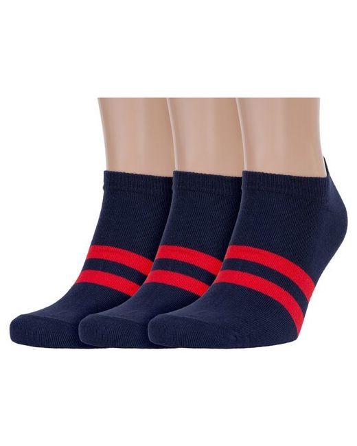 Красная Ветка Комплект из 3 пар мужских носков темно размер 27