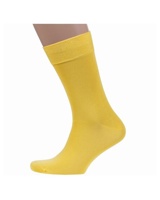 Sergio di Calze носки из мерсеризованного хлопка PINGONS желтые размер 29