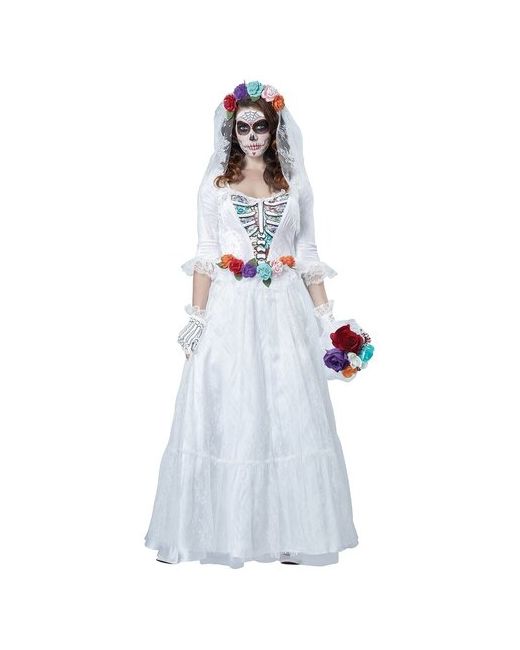ChiMagNa Карнавальные костюмы и аксессуары для праздника Костюм мертвая невеста зомби M1070-1 42-46рр UNI