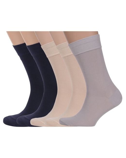 Lorenzline Комплект из 5 пар мужских носков микс 8 размер 29 43-44