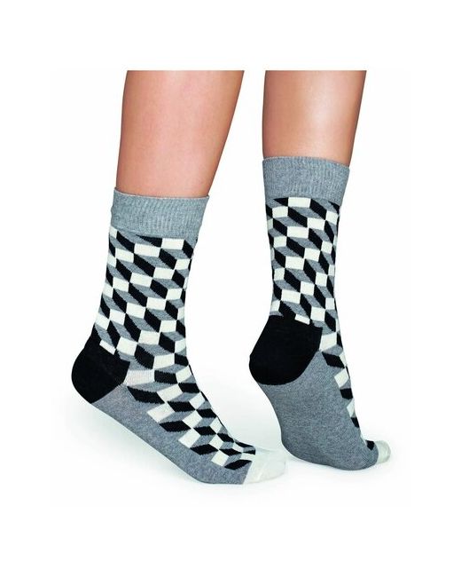 Happy Socks Носки унисекс Filled Optic Sock с цветными блоками 29