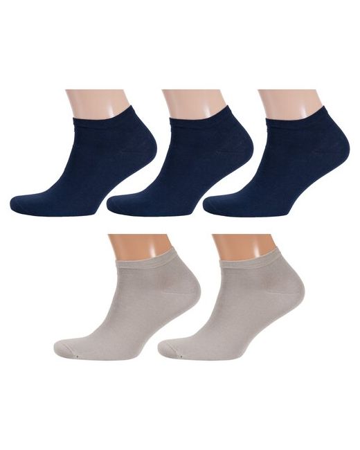 RuSocks Комплект из 5 пар мужских носков Орудьевский трикотаж микс 6 размер 29
