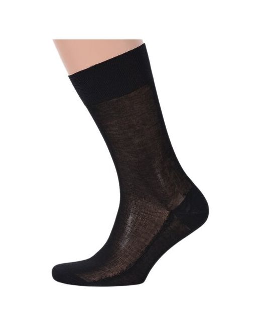 Lorenzline носки из 100 мерсеризованного хлопка черные размер 31 45-46