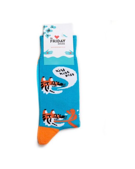 St. Friday Носки St.Friday Socks с манящим тигром 38-41