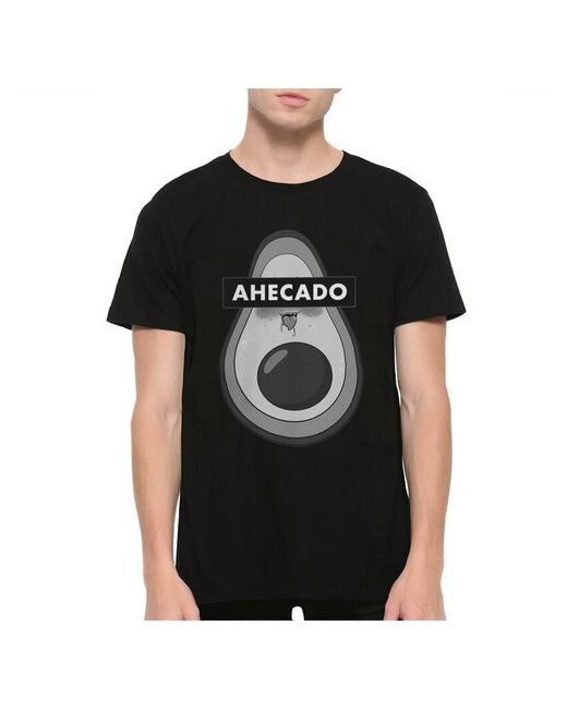 Dream Shirts Футболка Авокадо Ahecado Прикольная футболка Черная S