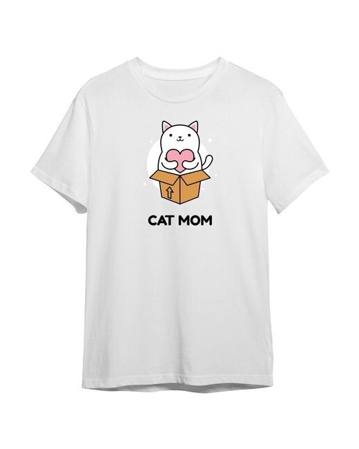 Сувенир Shop Футболка СувенирShop Cats mom/Кот/Кошка M