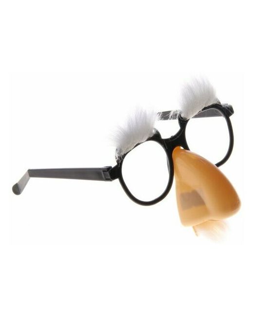RusExpress Карнавальные очки-маска брови большой нос 17х4х19 см
