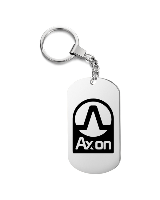 irevive Брелок для ключей axon односторонний с гравировкой подарочный жетон на сумку ключи в подарок