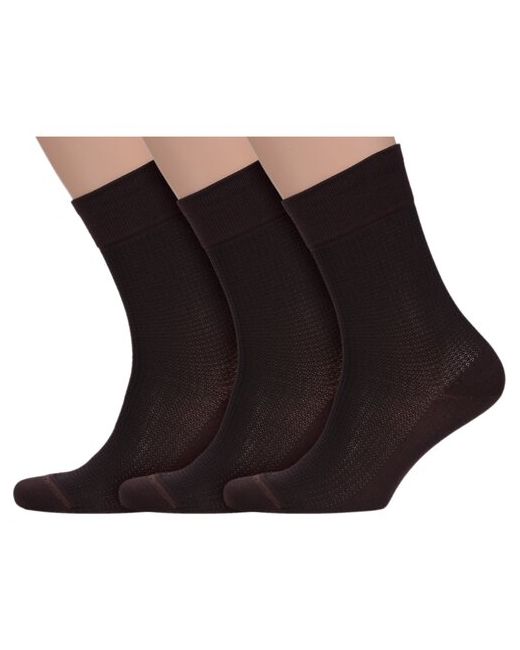 Lorenzline Комплект из 3 пар мужских носков размер 25 39-40