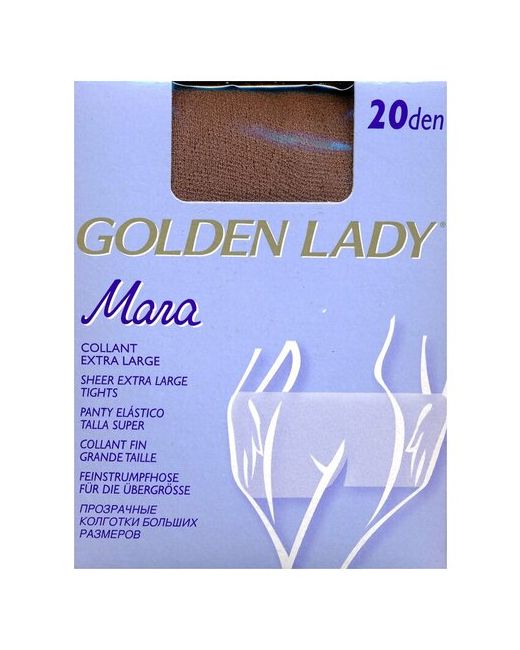 GoldenLady Колготки классические Mara XL Box набор 4 шт. размер nero
