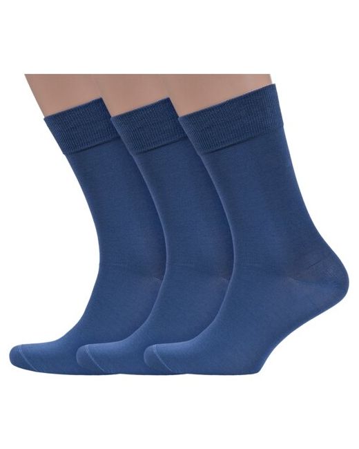Sergio di Calze Комплект из 3 пар мужских носков PINGONS мерсеризованного хлопка размер 29