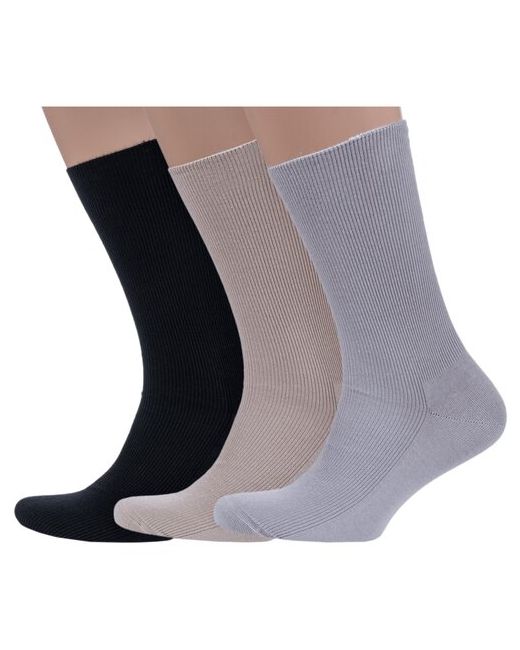 Dr. Feet Комплект из 3 пар мужских медицинских носков PINGONS микс 1 размер 27