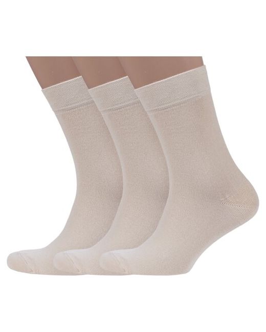 Носкофф Комплект из 3 пар мужских носков алсу светло размер 27-29