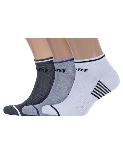 RuSocks Комплект из 3 пар мужских носков Орудьевский трикотаж микс 1 размер 25-27 38-41