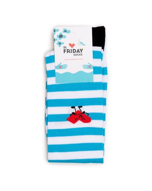 St. Friday St.Friday Socks Гольфы в синюю полоску 42-46
