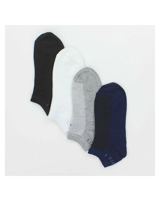 Ассорти Товаров Набор носков для 12 пар из хлопка короткие разноцветные