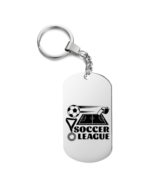 irevive Брелок для ключей soccer league с гравировкой подарочный жетон на сумку ключи в подарок
